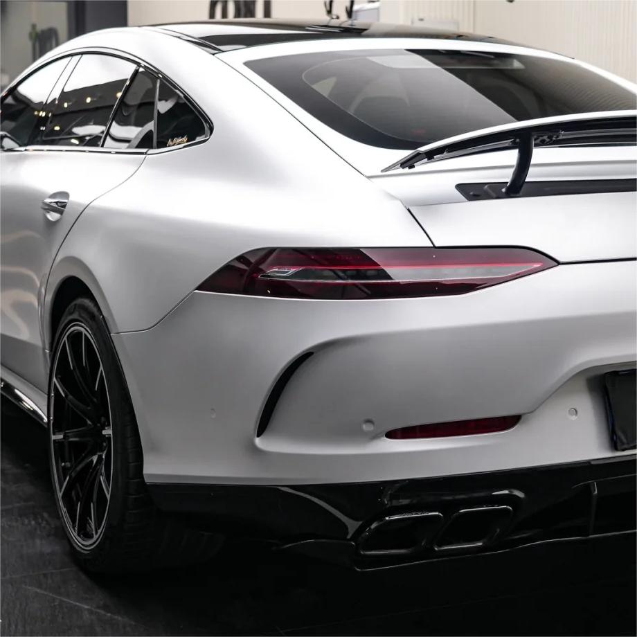 Satin Ceramic White Car Vinyl Wrap review Aesthetic 01