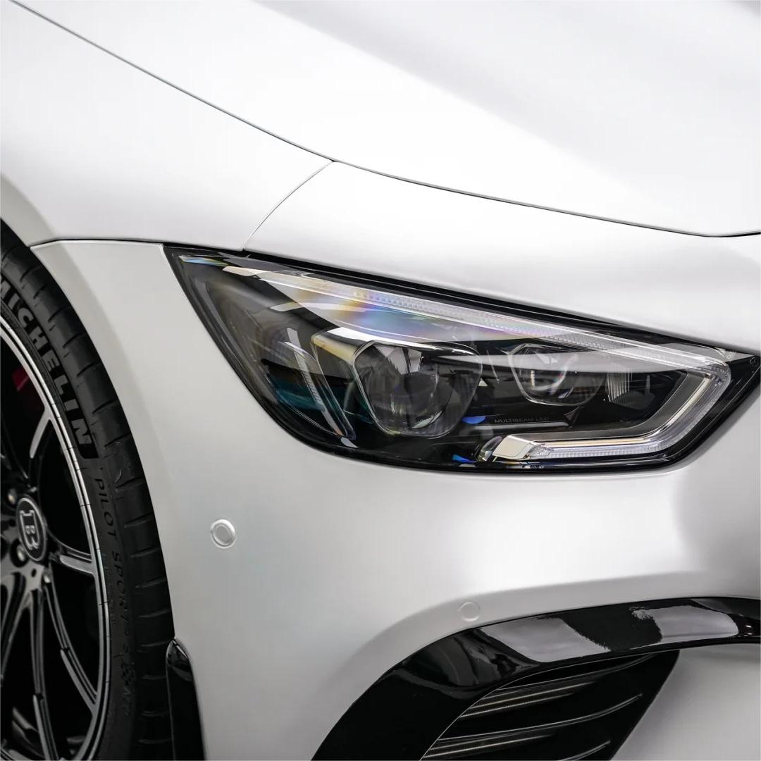 Satin Ceramic White Car Vinyl Wrap review Aesthetic 02