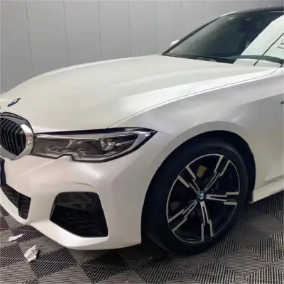 Satin Ceramic White Car Vinyl Wrap review Received 01