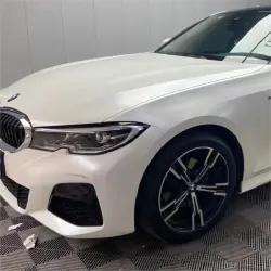 Satin Ceramic White Car Vinyl Wrap review Received 02