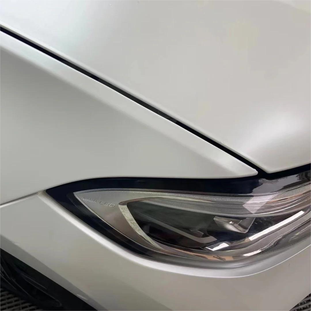 Satin Ceramic White Car Vinyl Wrap review Received 04