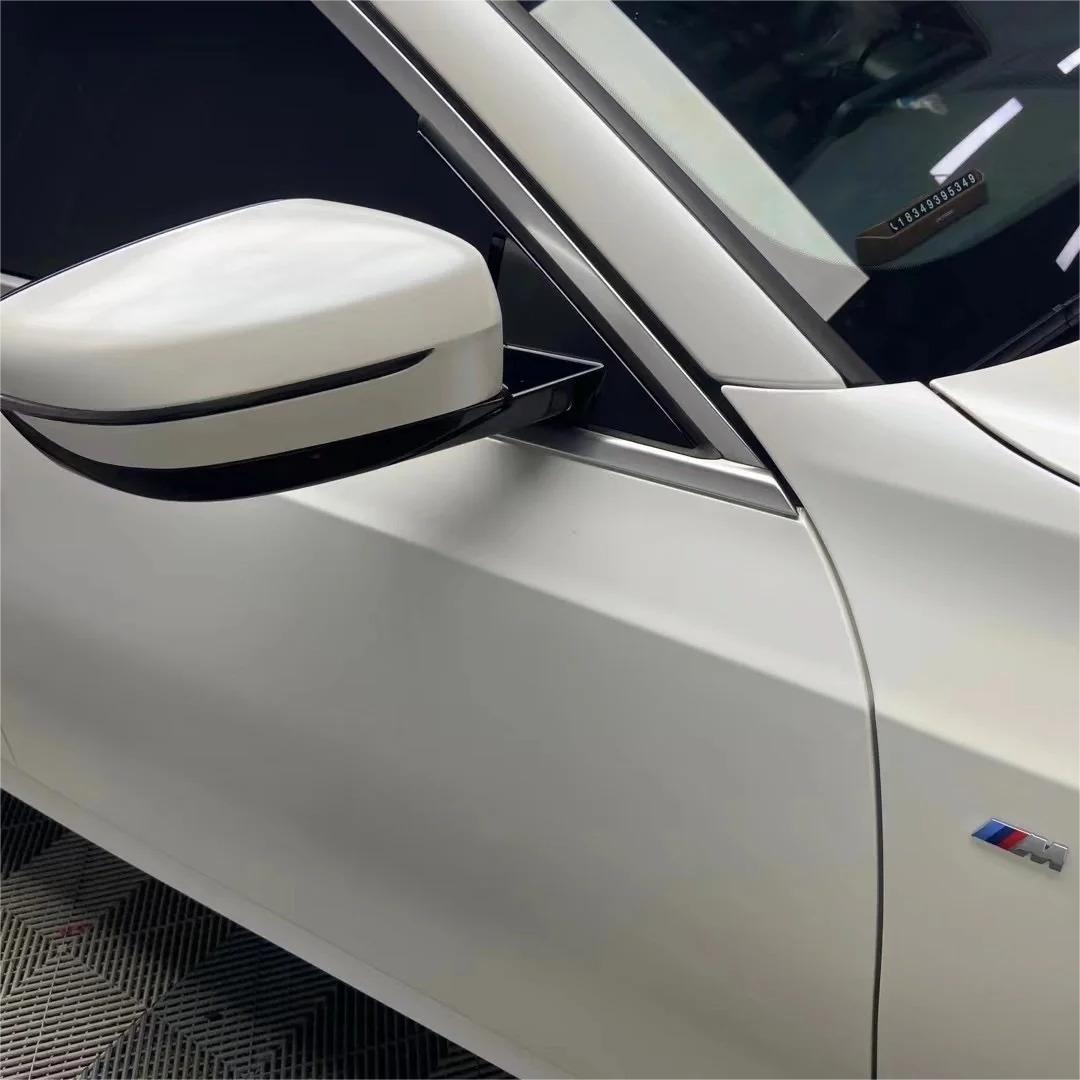 Satin Ceramic White Car Vinyl Wrap review Received 03