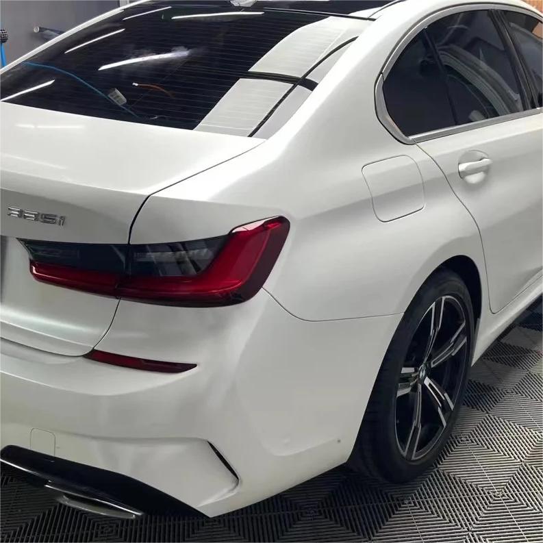 Satin Ceramic White Car Vinyl Wrap review Received 02