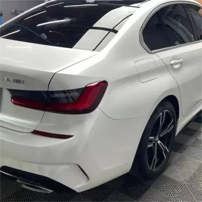 Satin Ceramic White Car Vinyl Wrap review Received 02