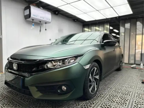 Matte Emerald Green Car Vinyl Wrap BWM I3 review 