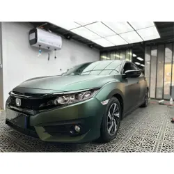 Matte Emerald Green Car Vinyl Wrap BWM I3 review John 