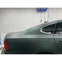 Matte Emerald Green Car Vinyl Wrap BWM I3 review Arkon 03