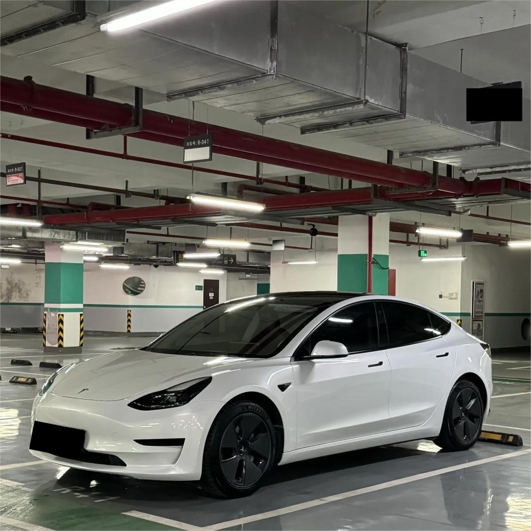 Glossy Shell White Car Vinyl Wrap Audi Tesla PET review Simple 02