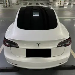 Glossy Shell White Car Vinyl Wrap Audi Tesla review Simple 07