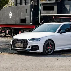 Glossy Shell White Car Vinyl Wrap Audi Tesla review Again 02