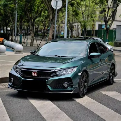 Gloss Metallic Forest Green Car Vinyl Wrap Audi review 