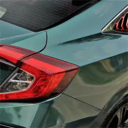 Gloss Metallic Forest Green Car Vinyl Wrap Audi review Overcast 04