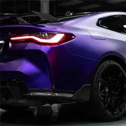 Matte Satin Chrome Purple Car Vinyl Wrap Tesla review Matte 04