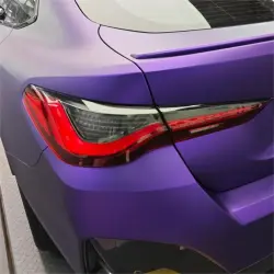 Matte Satin Chrome Purple Car Vinyl Wrap Tesla review Storm 02