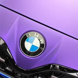 Matte Satin Chrome Purple Car Vinyl Wrap Tesla review Storm 03