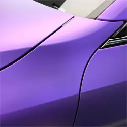 Matte Satin Chrome Purple Car Vinyl Wrap Tesla review Storm 04