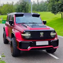 Matte Chrome Metallic Romance Red Car Vinyl Wrap PET review Tommy 01