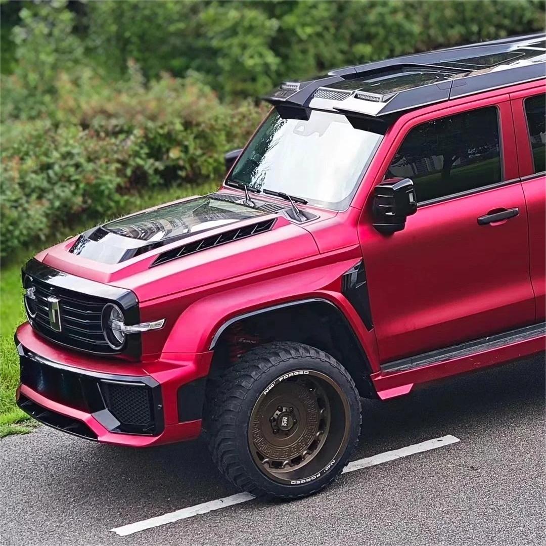 Satin Chrome Metallic Romanee Red Car Vinyl Wrap  review Tommy 01