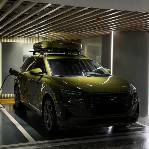 Gloss Military Green Car Vinyl Wrap PET  review 