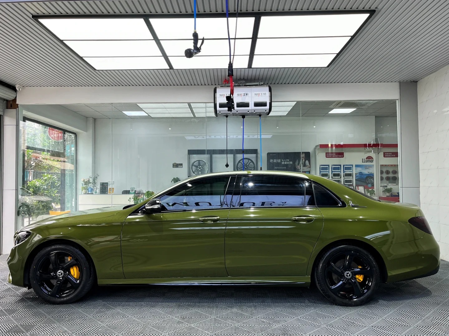 Gloss Military Green Car Vinyl Wrap PET  review Scott