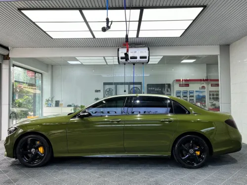 Gloss Military Green Car Vinyl Wrap PET  review 