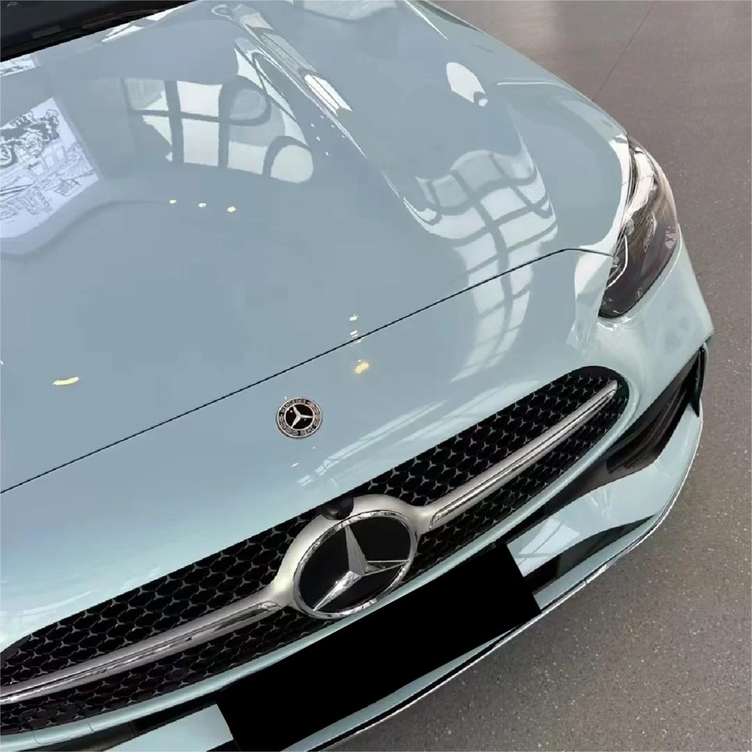 Gloss Ice Blue Car Vinyl Wrap PET review Exactly