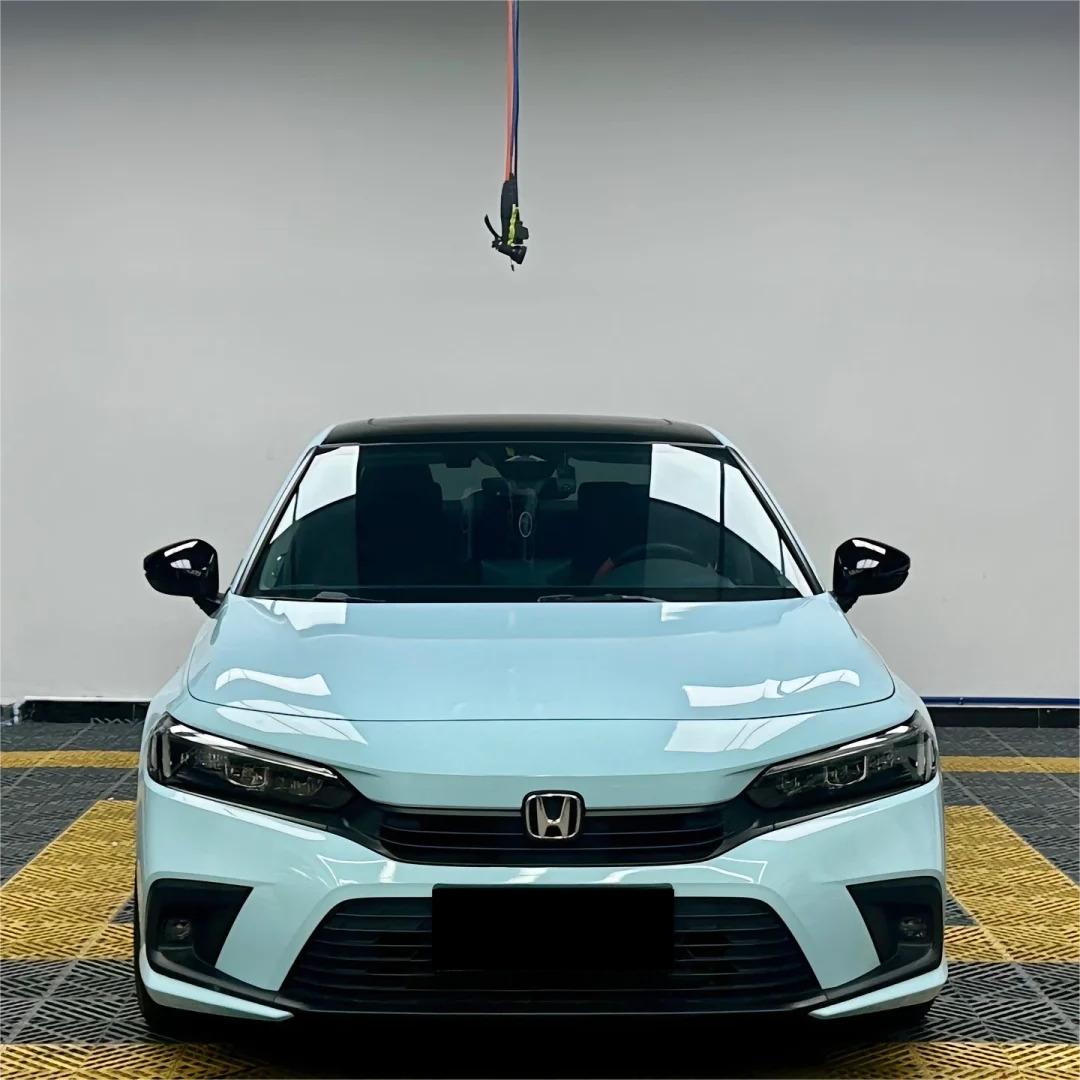 Gloss Ice Blue Car Vinyl Wrap PET review Possible 00