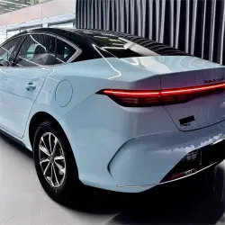 Gloss Light Blue Car Vinyl Wrap review Exceed 04
