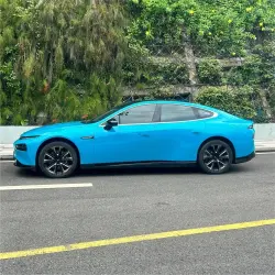 Gloss Miami Blue Car Vinyl Wrap Porsche PET review White 02
