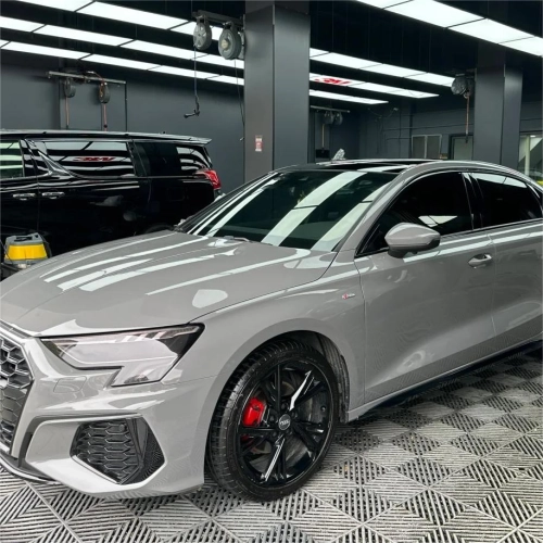 Gloss Light Nardo Grey Car Vinyl Wrap PET reviewed by