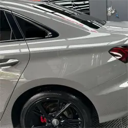 Gloss Light Nardo Grey Car Vinyl Wrap PET review Respond 02