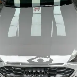 Gloss Light Nardo Grey Car Vinyl Wrap PET review Respond 03
