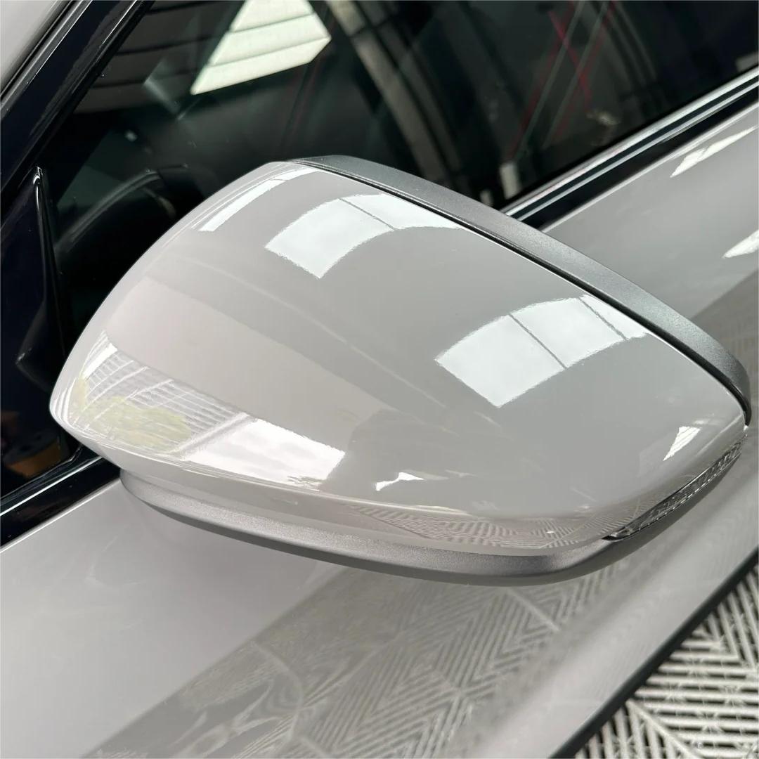 Gloss Light Nardo Grey Car Vinyl Wrap PET review Respond 03