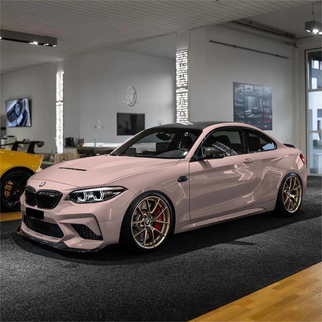 Gloss Pearl Baby Pink Car Vinyl Wrap PET review Everything 02