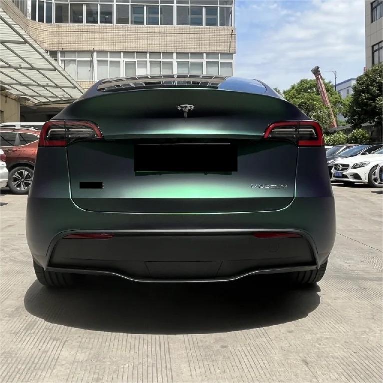 Matte Diamond Aurora Green Car Vinyl Wrap review Diamond 04