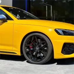 Gloss Sunflower Yellow Car Vinyl Wrap review Flower 02