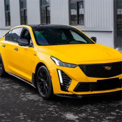 Gloss Sunflower Yellow Car Vinyl Wrap review Quality 05