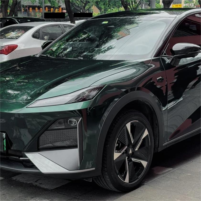 Glossy Paint Metalic Midnight Green Car Vinyl Wrap PET review Refresh 01