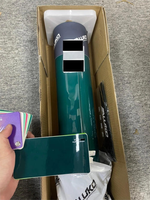 Gloss Hell Green Car Vinyl Wrap PET review 