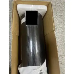 4D Best Carbon Seller - Gloss Black Carbon Fiber Car Vinyl Wrap review Progress 01