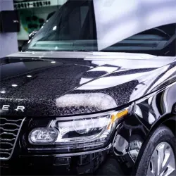 Gloss Black Forged Carbon Car Vinyl Wrap PET review Paint 01