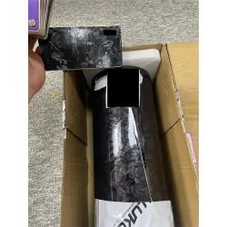 Gloss Black Forged Carbon Car Vinyl Wrap PET review Quality 01