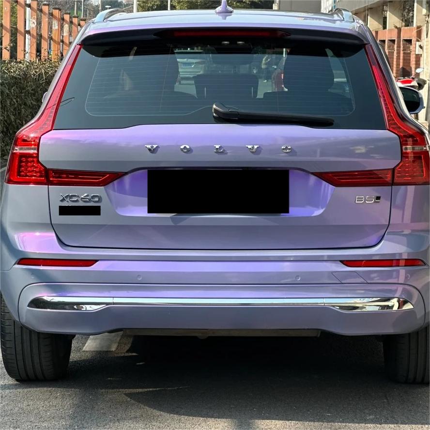 Gloss Metallic Chameleon Candy Grey Purple Car Vinyl Wrap PET review Matech 04