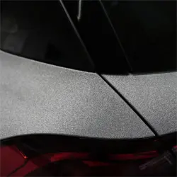 Matte Diamond Glitter Silver Car Vinyl Wrap review Silver 06