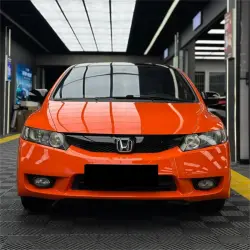 Gloss Crystal Orange Car Vinyl Wrap review Orange 02