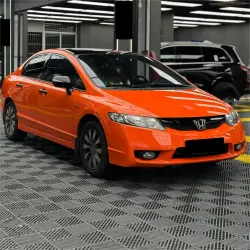 Gloss Crystal Orange Car Vinyl Wrap review Orange 01
