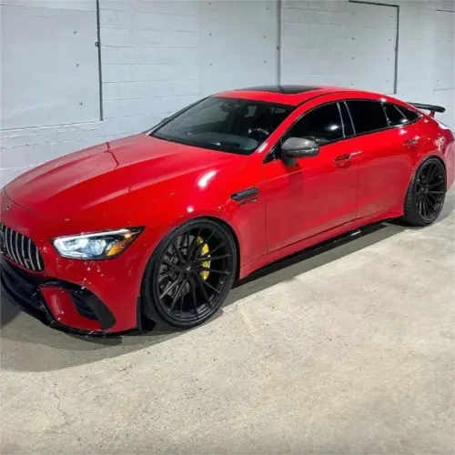 Gloss Ferrari Red Car Vinyl Wrap PET review 