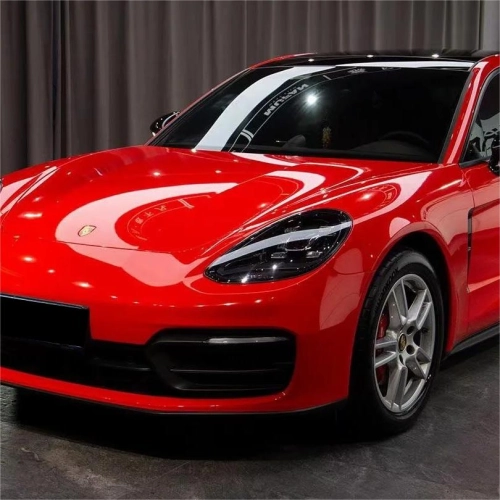 Gloss Ferrari Red Car Vinyl Wrap PET reviewed by