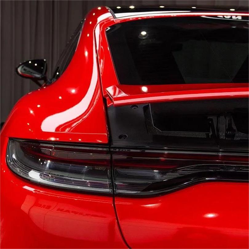 Gloss Ferrari Red Car Vinyl Wrap PET review Address 03