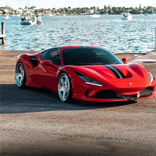 Gloss Ferrari Red Car Vinyl Wrap PET reviewed by